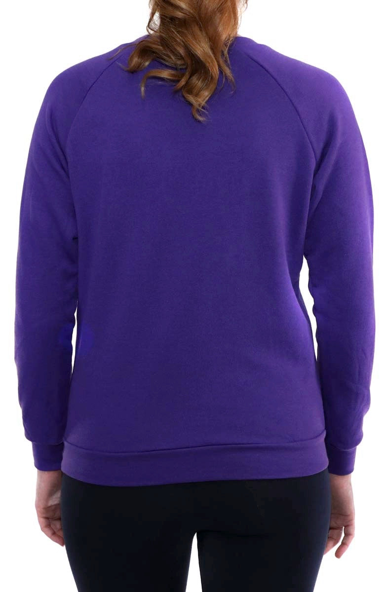 Women's crew-neck sweatshirt, Ethically made in USA.