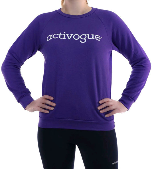 Women's crew-neck sweatshirt, Ethically made in USA.