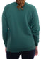 Women's crew-neck sweatshirt, Ethically made in USA.