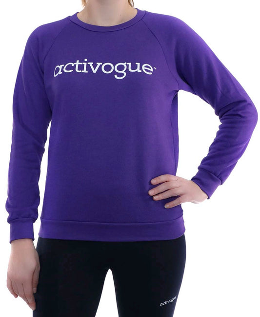 Women's crew-neck sweatshirt, Ethically made in USA.