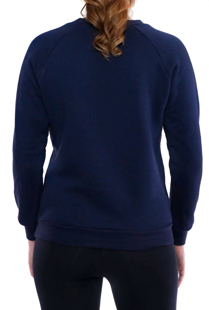 Women's crew-neck sweatshirt, Ethically made in USA.