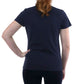 Women's crewneck 100% organic cotton T-shirt, Ethically made in USA.